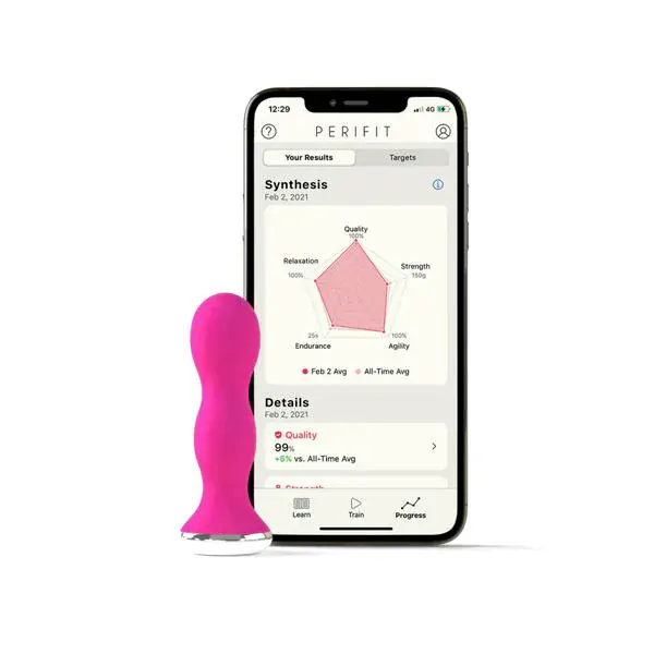 Perifit Kegel posilovač pánevního dna - růžový