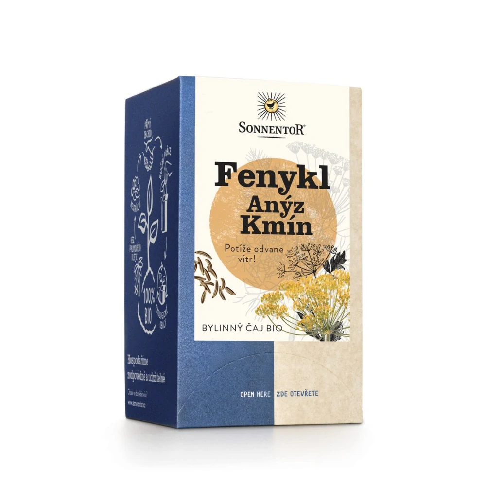 Sonnentor Bio Fenykl Anýz Kmín 30,6 g