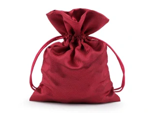 Dárkový pytlíček saténový - červený