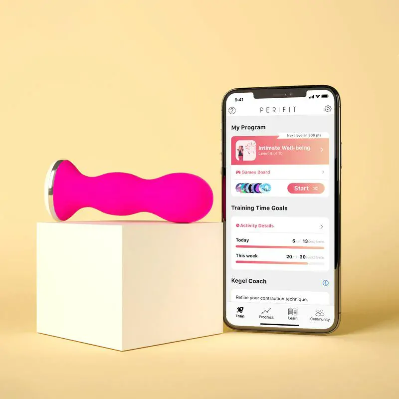 Perifit Kegel posilovač pánevního dna - růžový